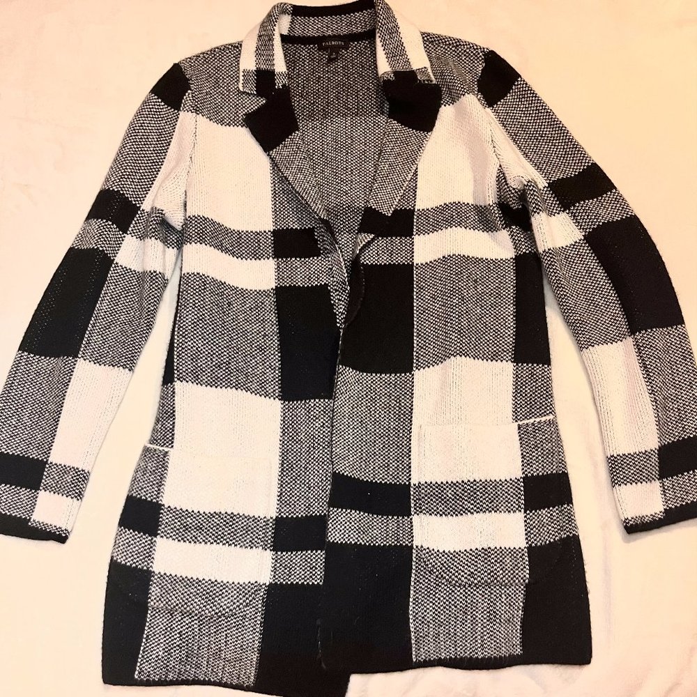 Talbots Plaid Collared Coat